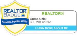 Realtor Badge | Knowledge, Expertise, & Ethics | Realtor | Jaime Uziel | BRE #01120265 | Learn More About Me